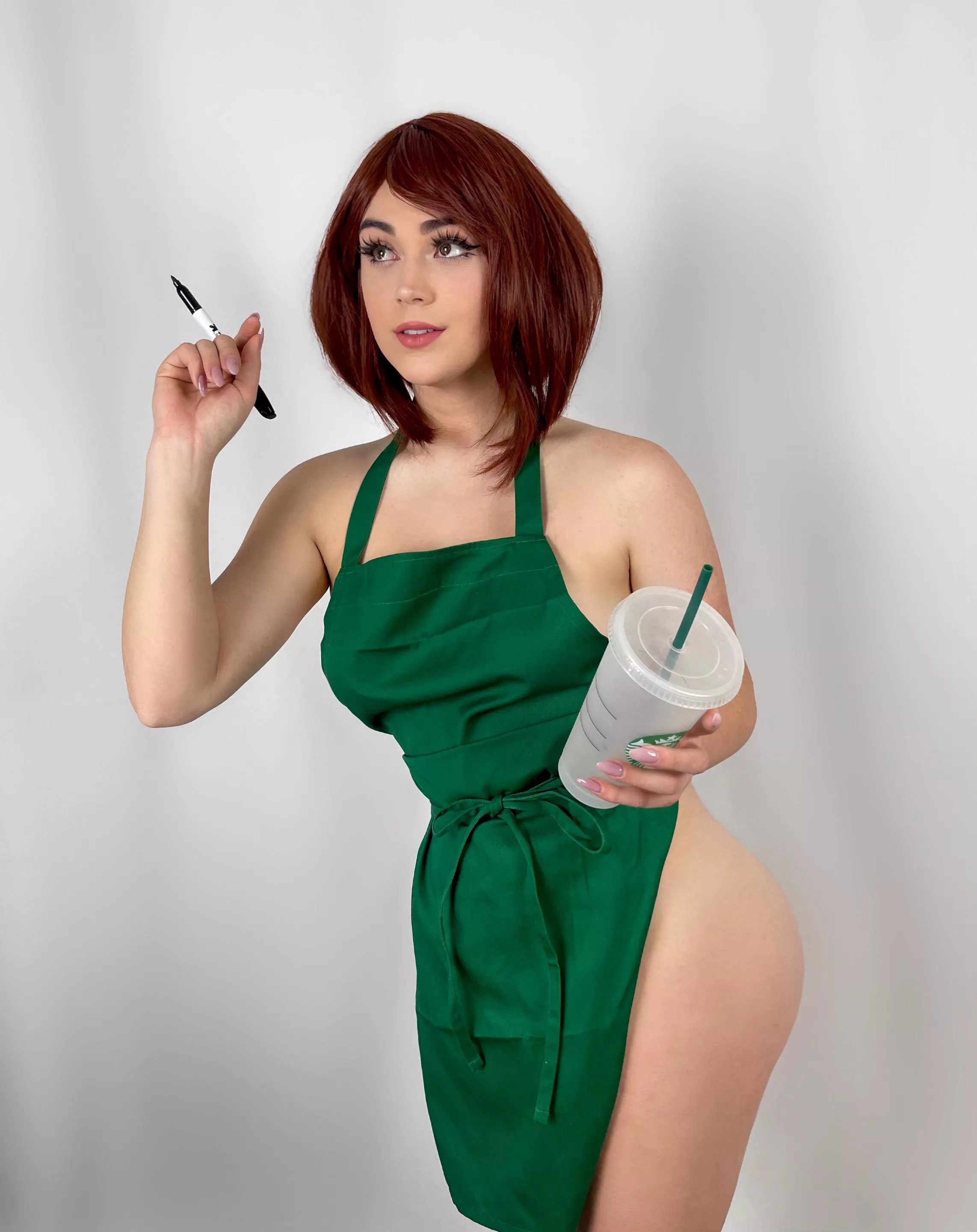 Barista Ochaco by Buttercupcosplays