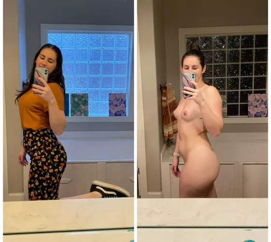 Before work and after.