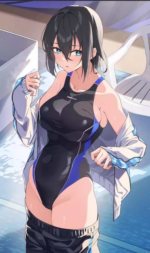 Black Competition Swimsuit