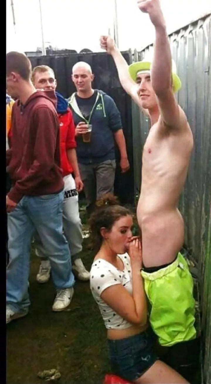 blowjob at Irish festival