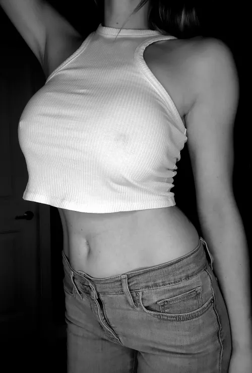 Braless - in black and white