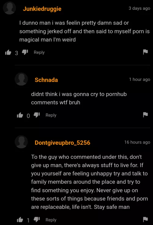 Bros being supportive