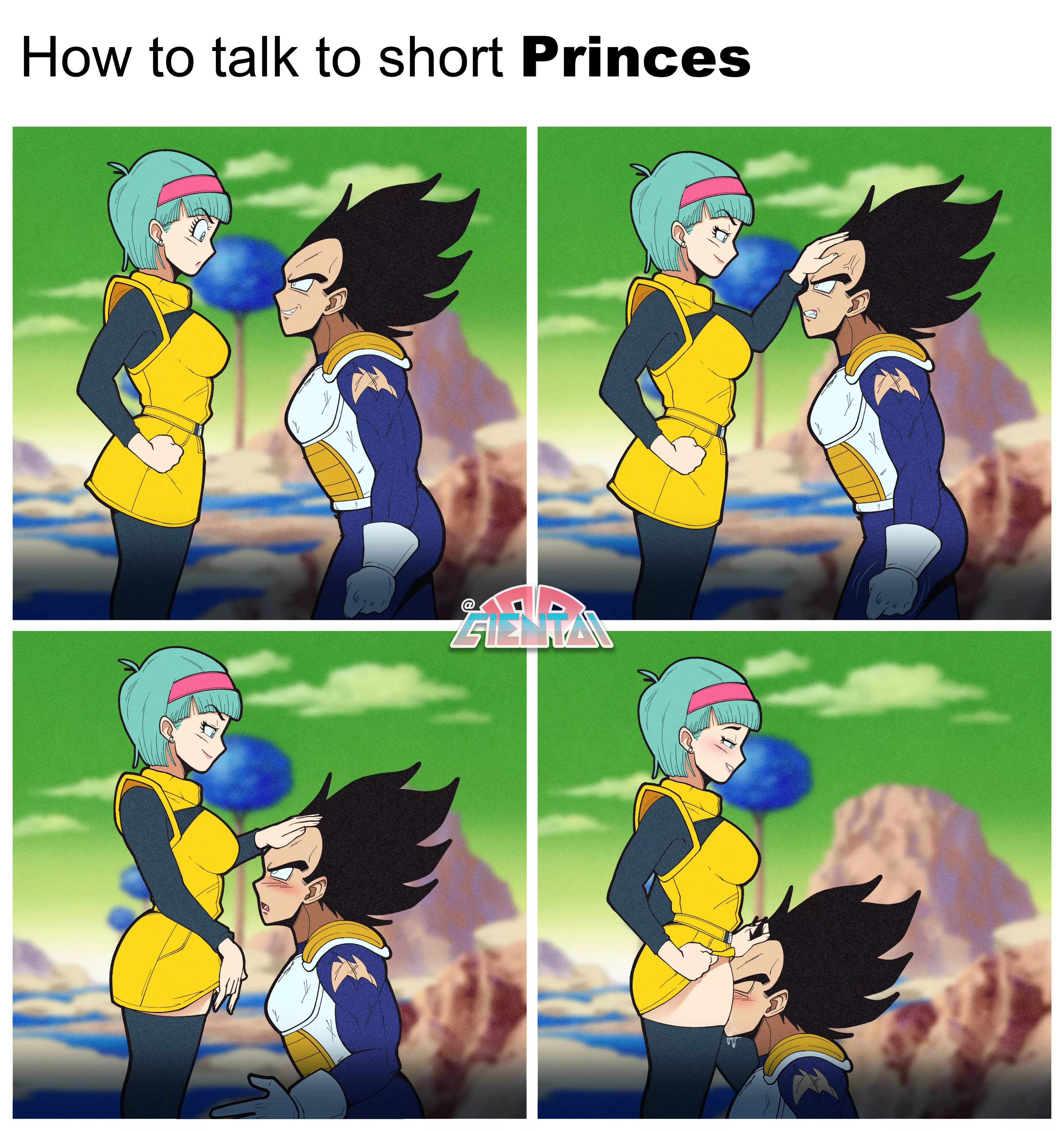 Bulma meets Vegeta for the 1st time (CIENTAI) [Dragon Ball Z]