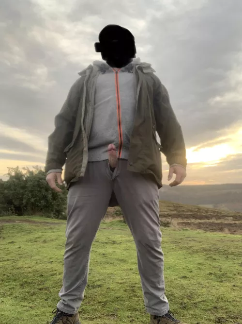 Cold dog walk boner😂