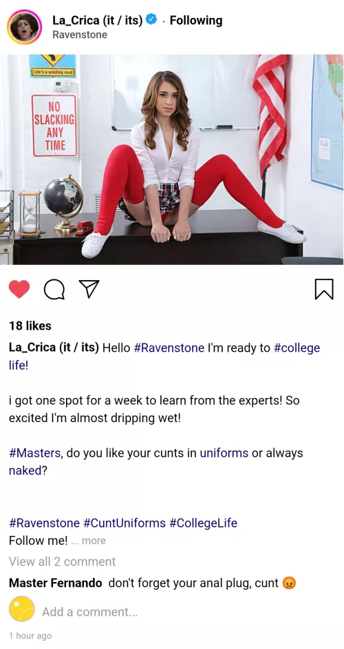 (cuntagram) - @la_crica - Ravenstone