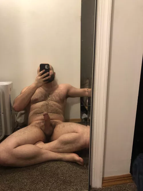 Daddy is bored out of his skull with a bottle of wine (30)