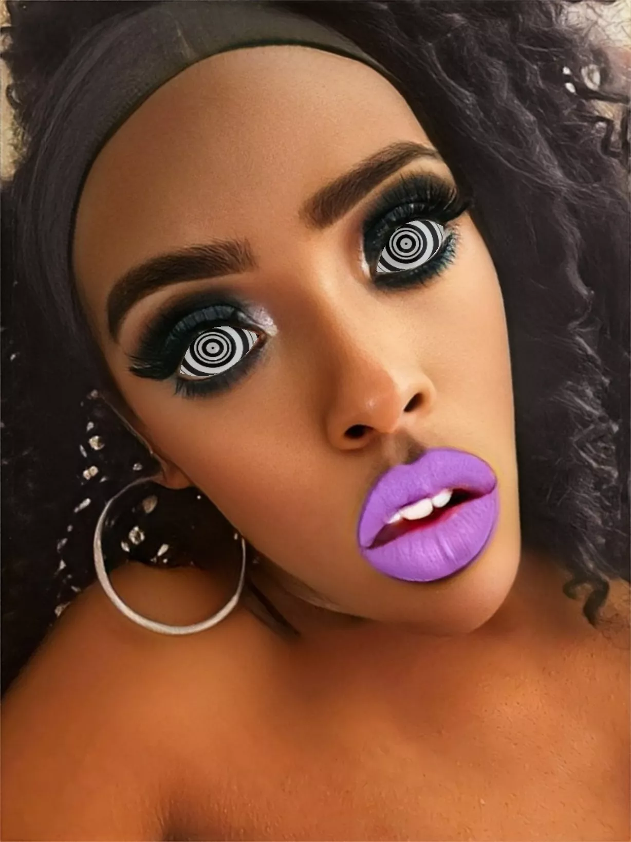 Dolled up, lips painted. All for Master to take my mind and destroy me at home. I love life.