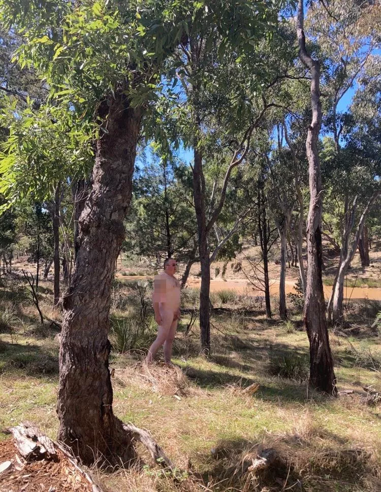Enjoying the sunshine on morning walk