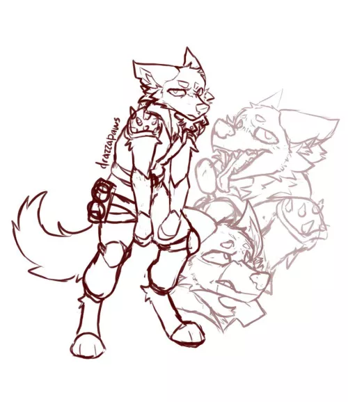 Fennix visited the fortnite item shop recently so I did a doodle (art by me)