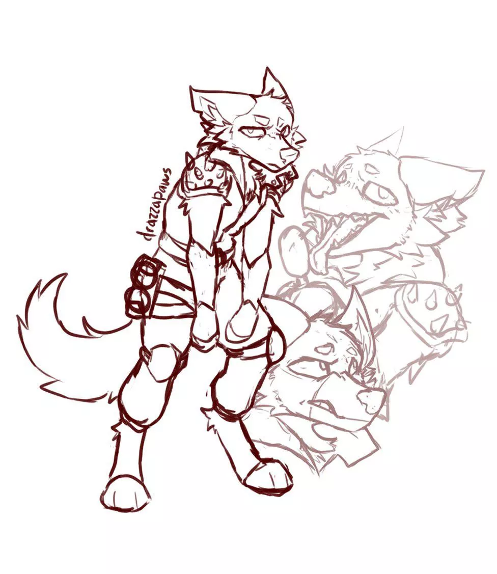 Fennix visited the fortnite item shop recently so I did a doodle (art by me)