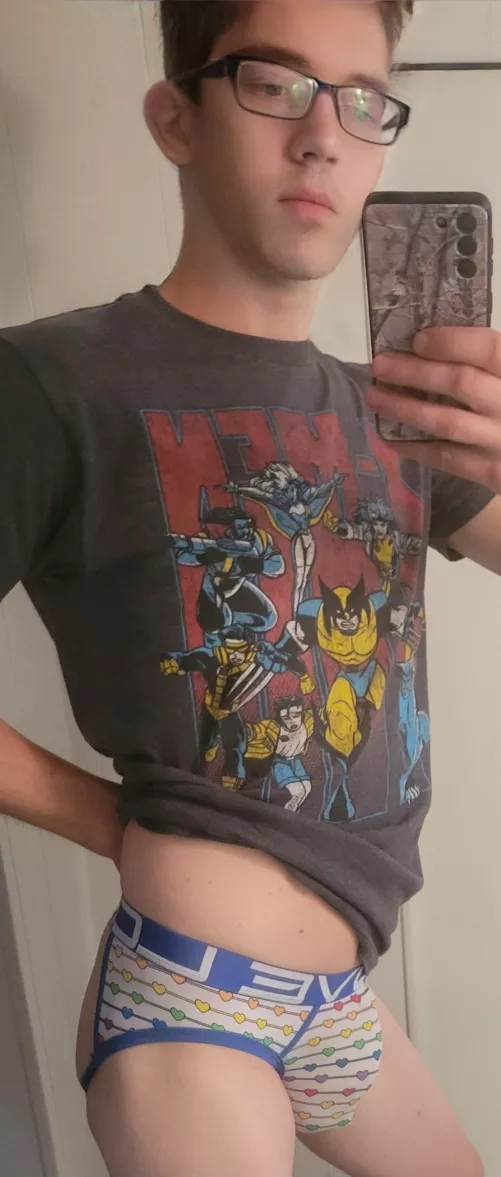 Geekin out in My Favorite Jockstrap !