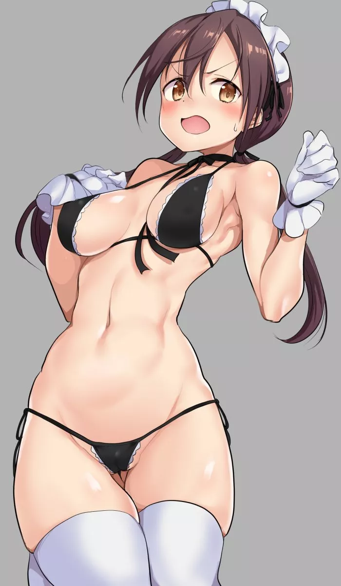 Gertrud Barkhorn Bikini Maid (Buta-Don ) [Strike Witches ]