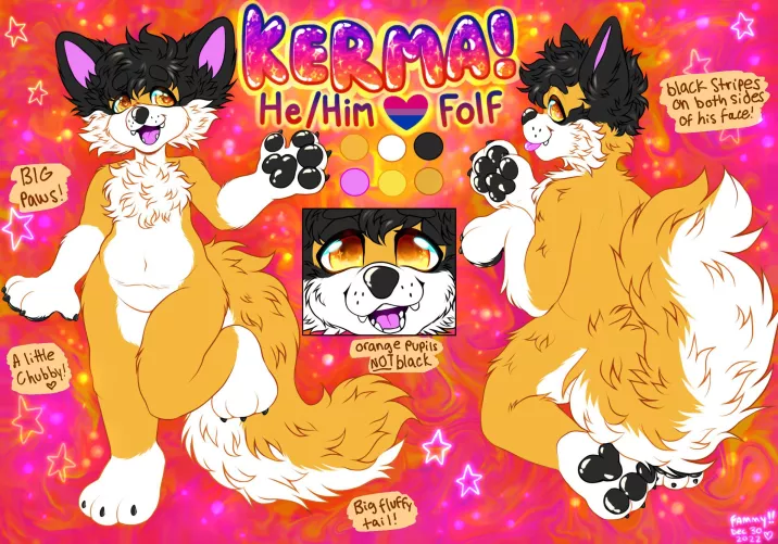 Got a new ref of my boy! (drawn by susfammy on Insta)