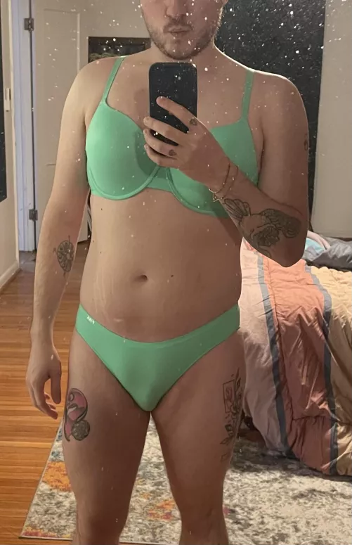 Got my first bra! What do you think of this set?