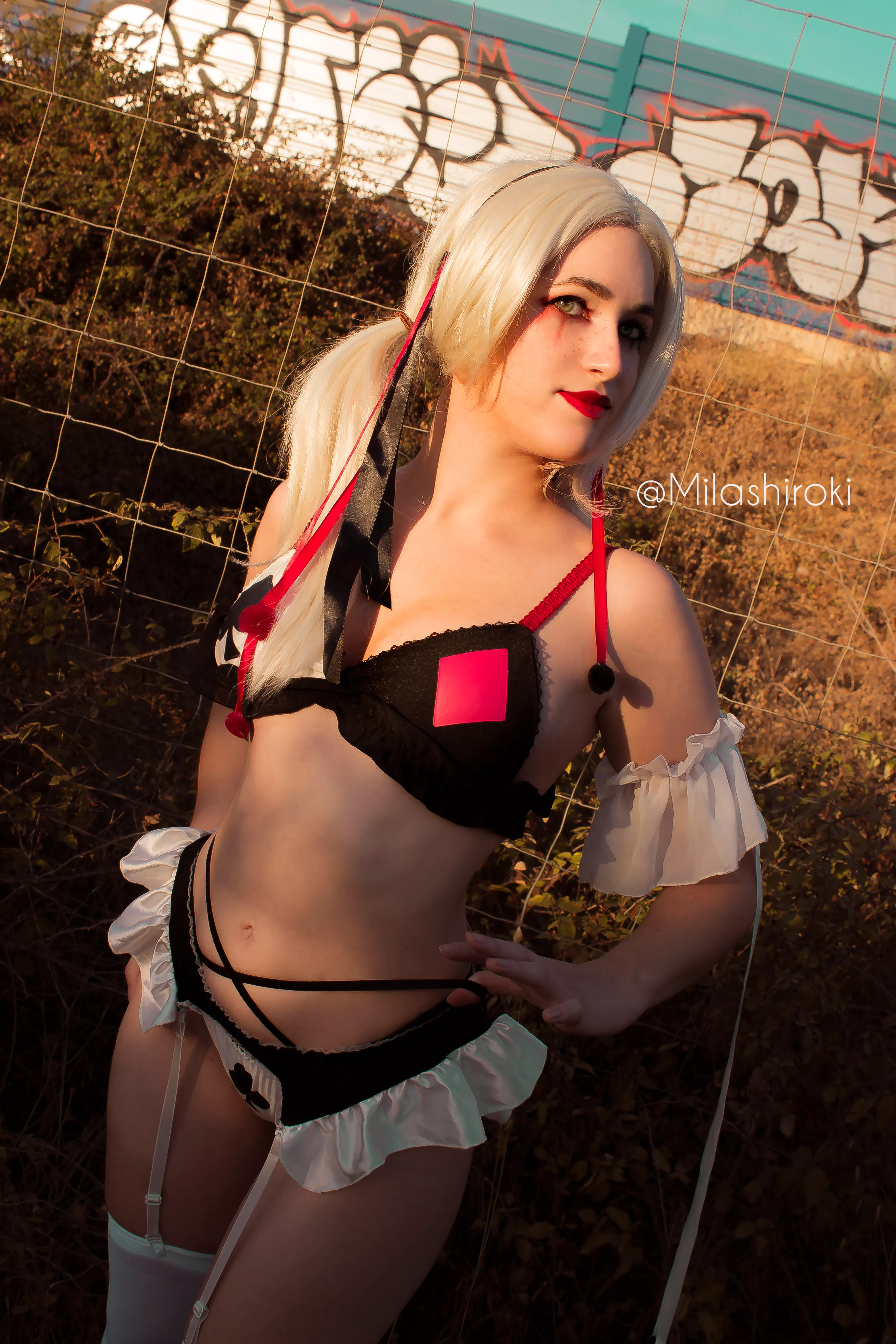 Harley Quinn cosplay by Milashiroki