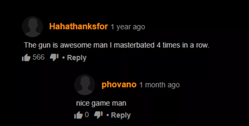 He really loved the gun...