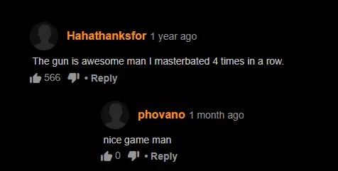 He really loved the gun...