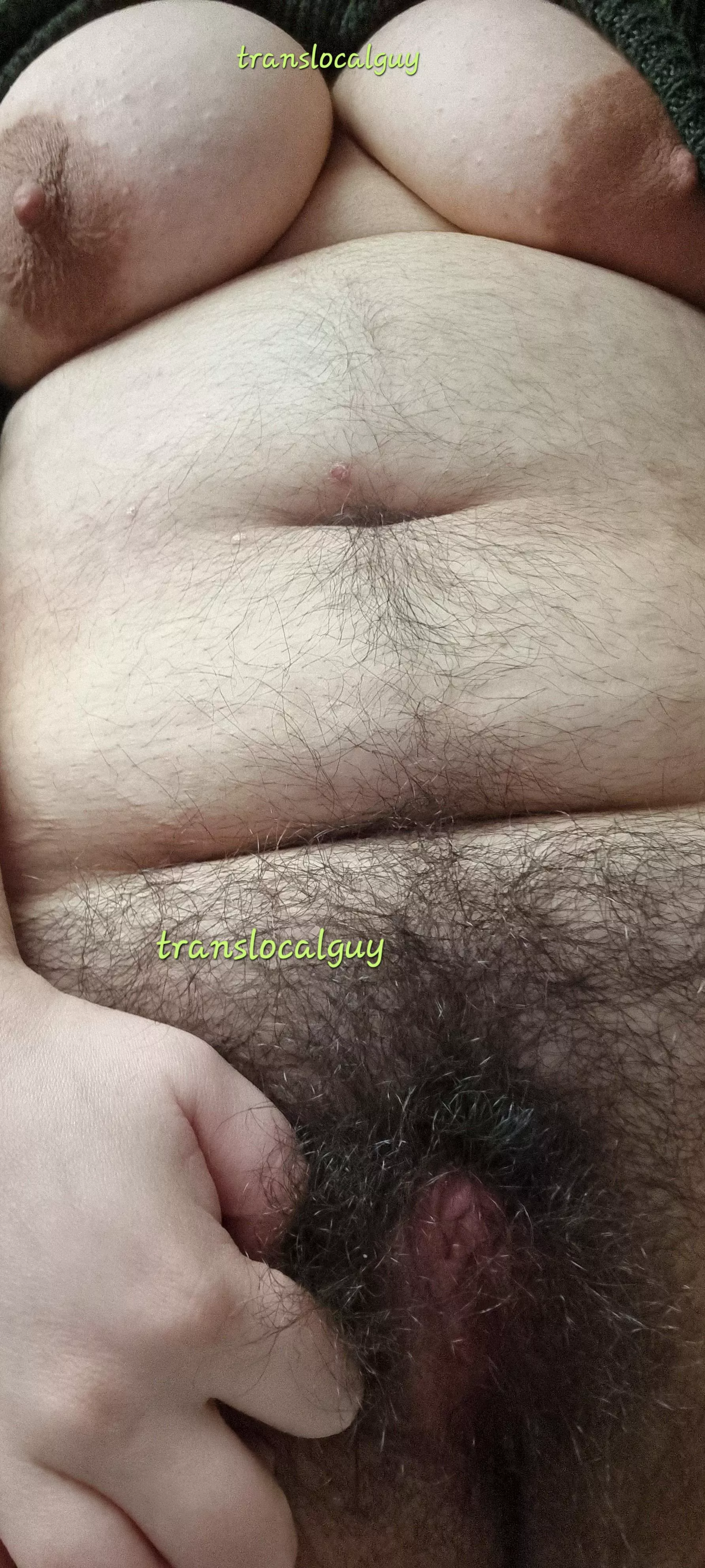 (he/him) Can you see it even behind all that bush? I love to tease it 🥰