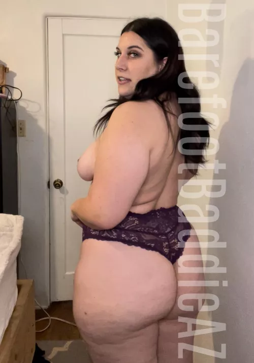 High waisted lacy thong