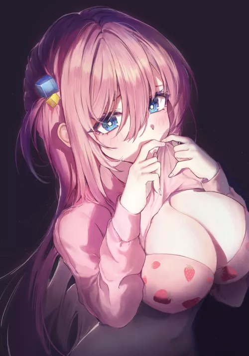 Hitori does some fanservice (cherrypunch) [Bocchi the Rock!]