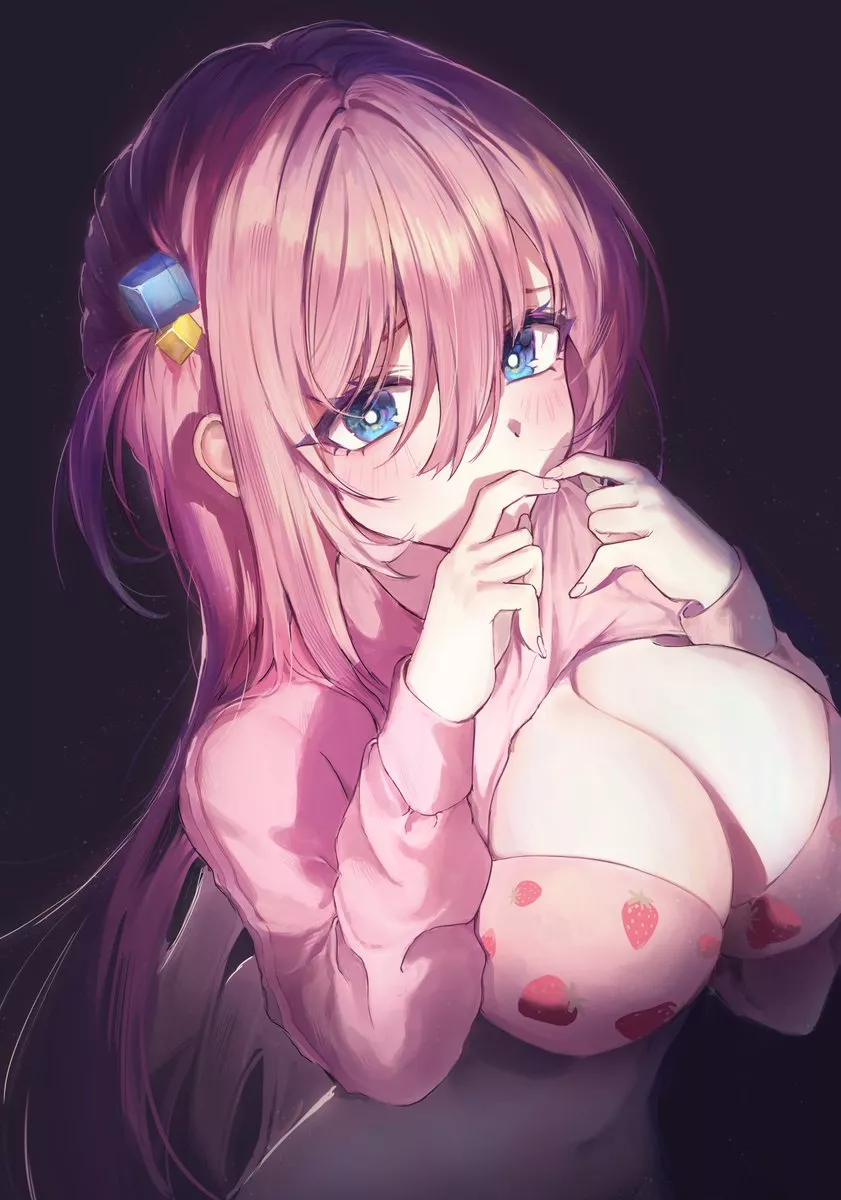 Hitori does some fanservice (cherrypunch) [Bocchi the Rock!]