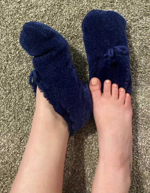 House shoes? House socks? Whatever they are called, they are so soft 😅😌