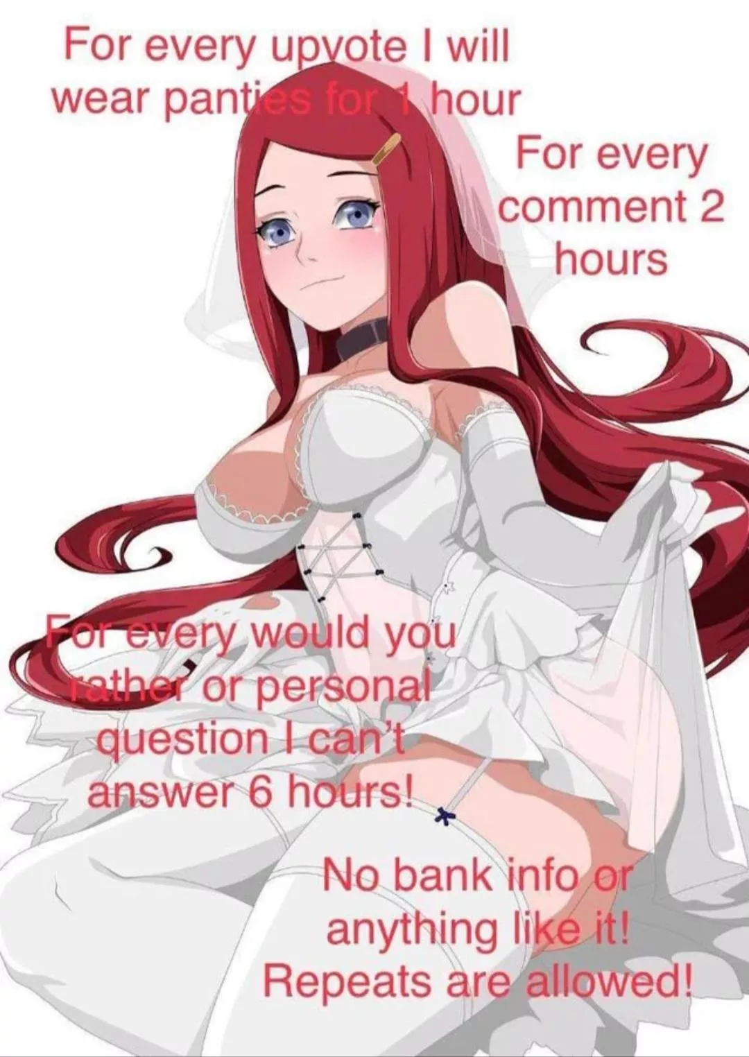 How long should I wear panties for