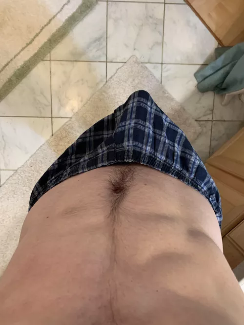 I can’t see my feet under my bulge