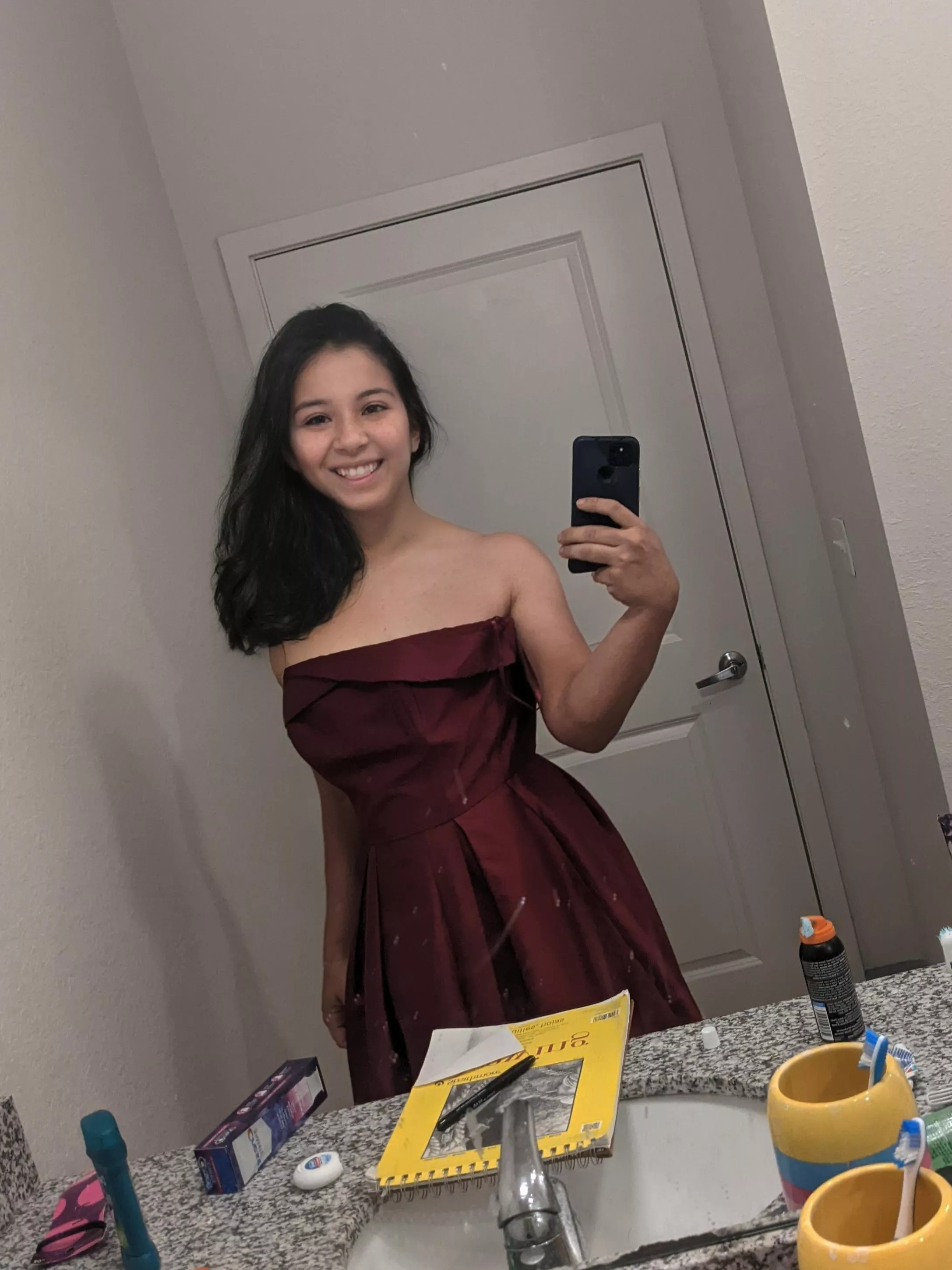 I finally am starting to like the way I look because of you guys ❤️