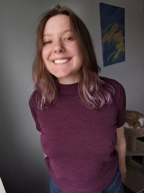 I like wearing no bra when going out dancing