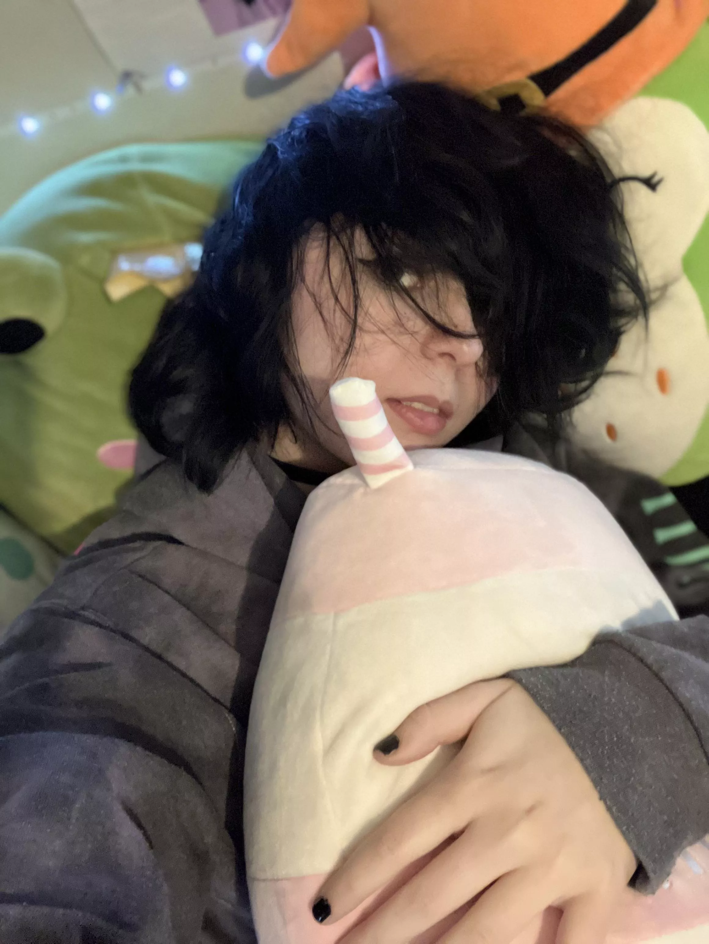 I live in a pile of stuffed animals and that truly is the dream.