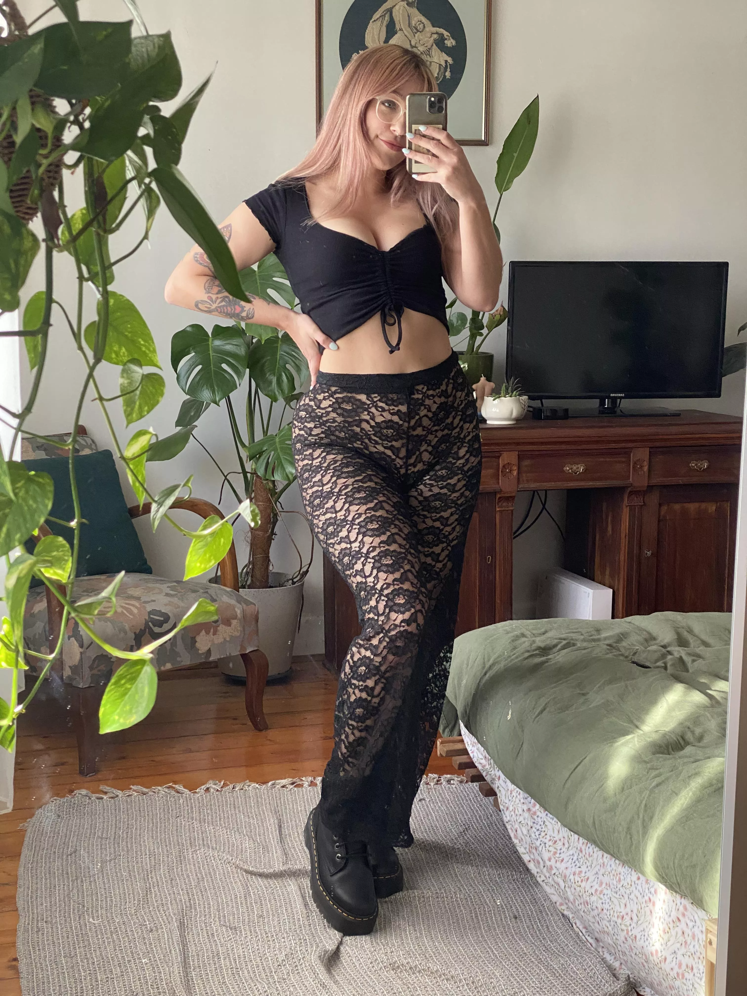 I wonder if anyone will notice that I’m not wearing underwear today