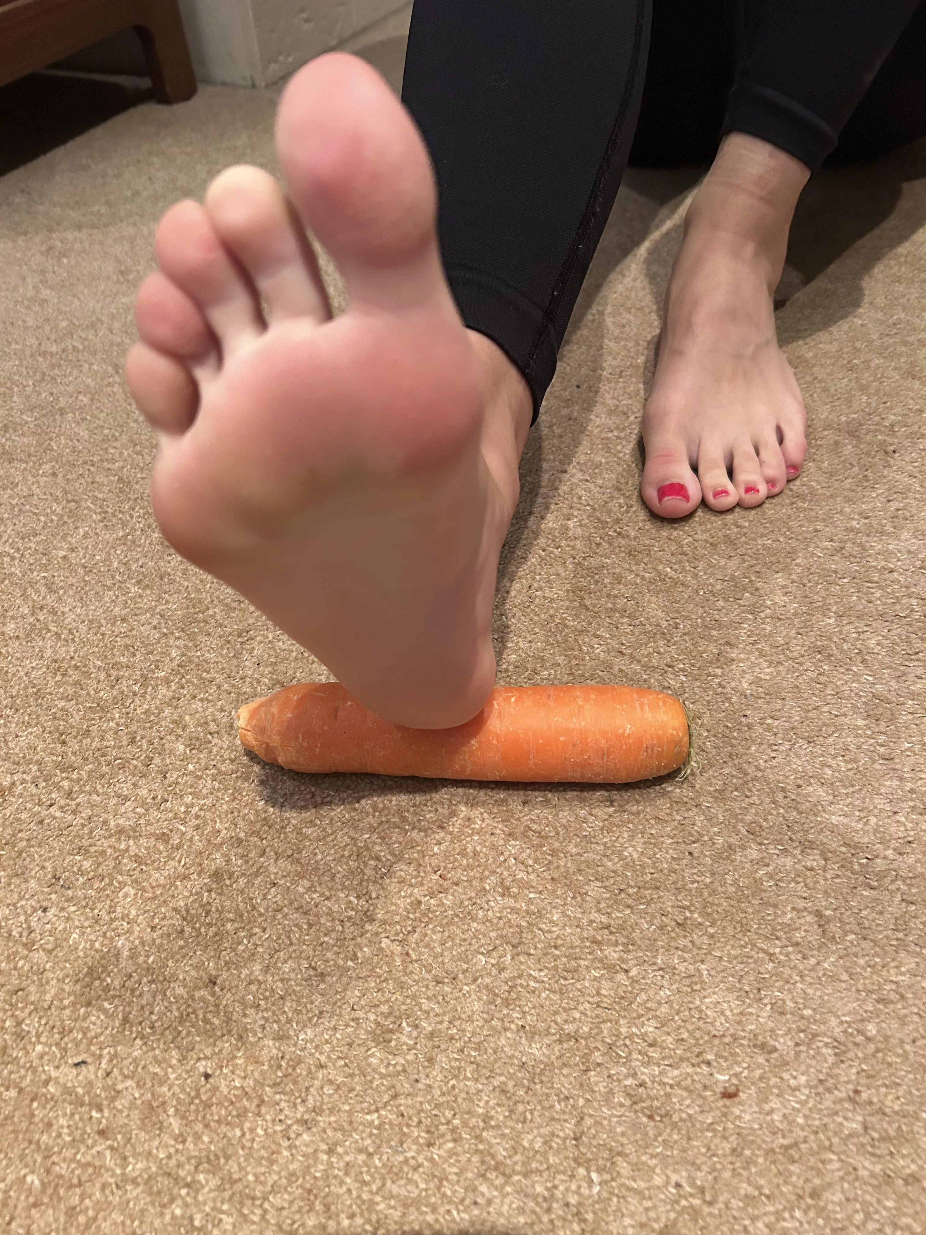 Imagine the carrot was your…..