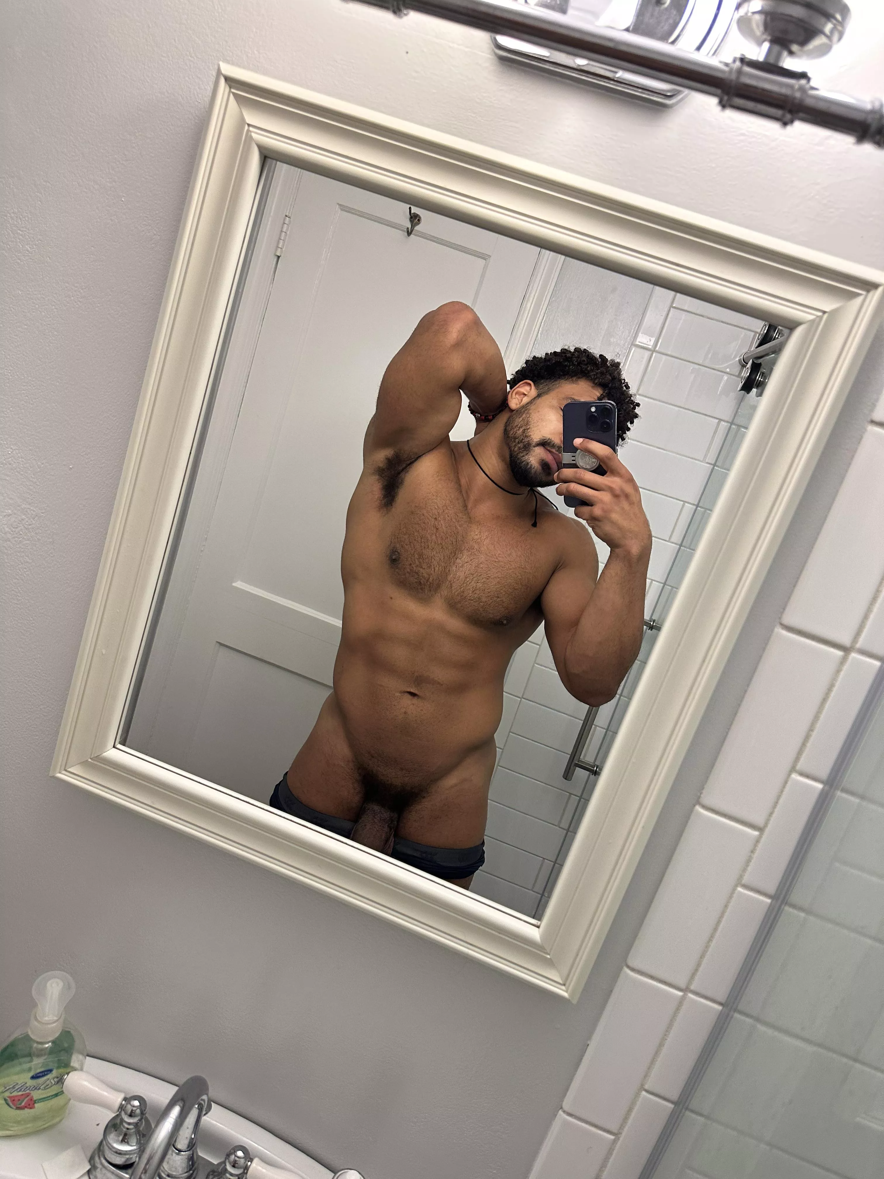 Join me in this tiny bathroom?