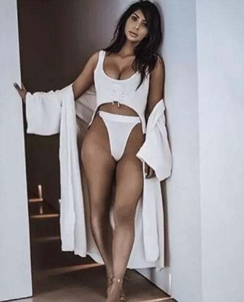 Kim Revealing Outfit