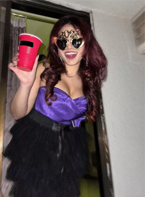 Last pic I took of my girlfriend before she went inside to her date she had picket up at the club and the closed the door on me :(