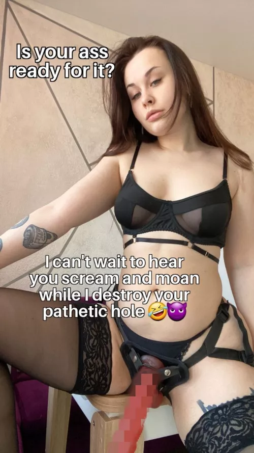 Let me hear some begging for pegging