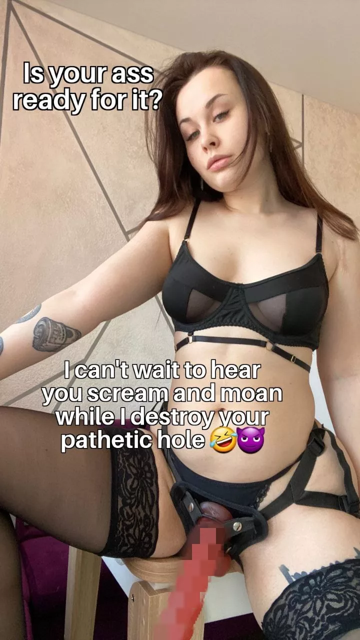 Let me hear some begging for pegging