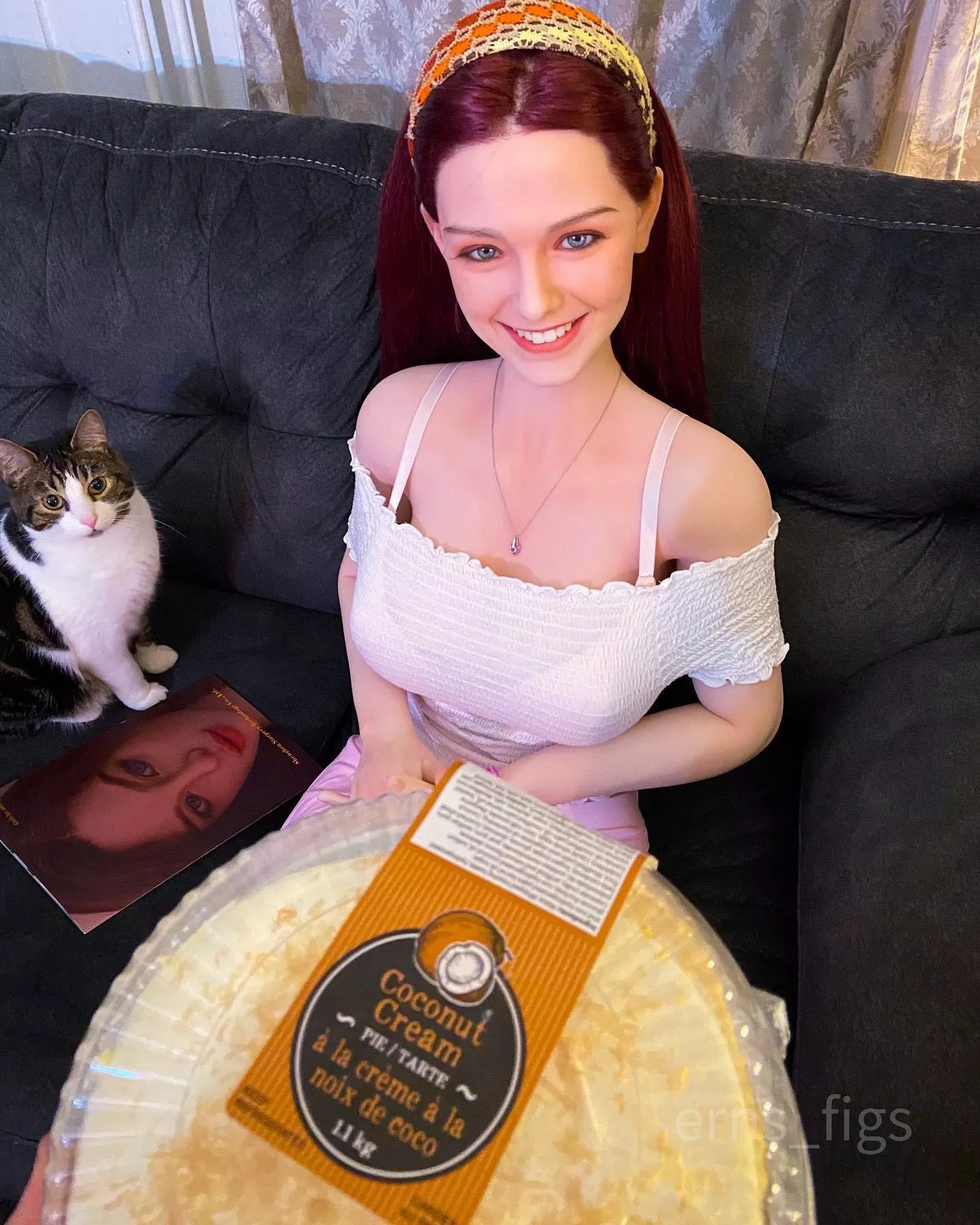 Mary loves getting cream pie gifts..