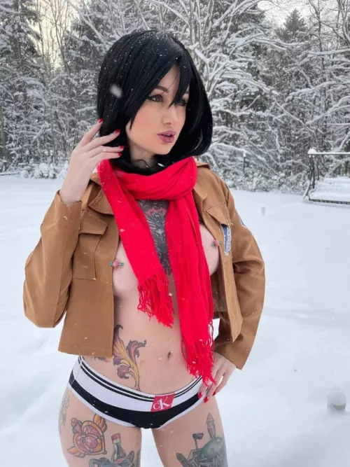 Mikasa from Attack of Titans by Flame Jade