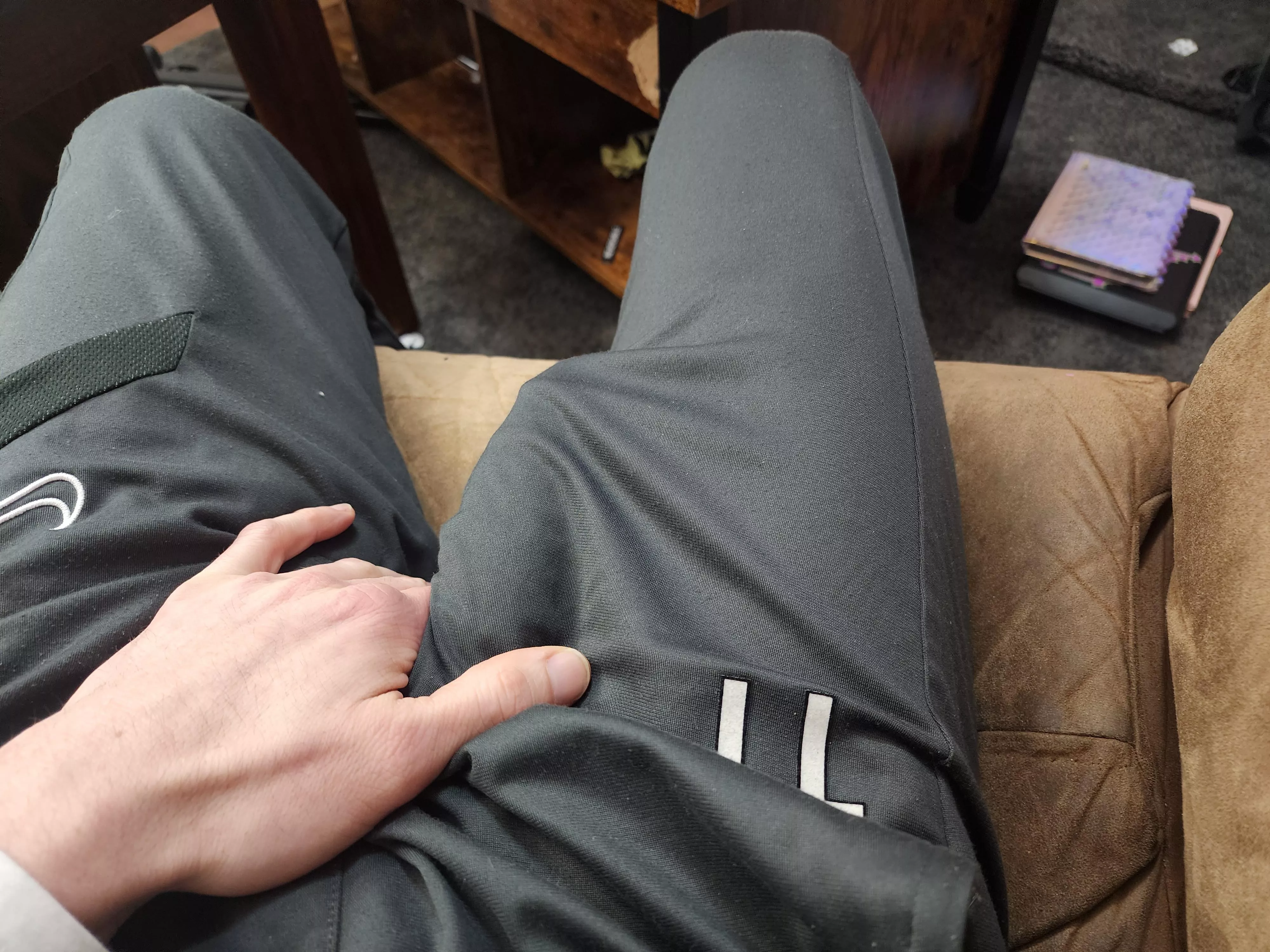 mine goes halfway down my thigh? anyone care to enjoy?