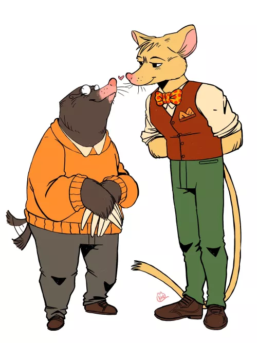 Mouse and Mole - fan art by me
