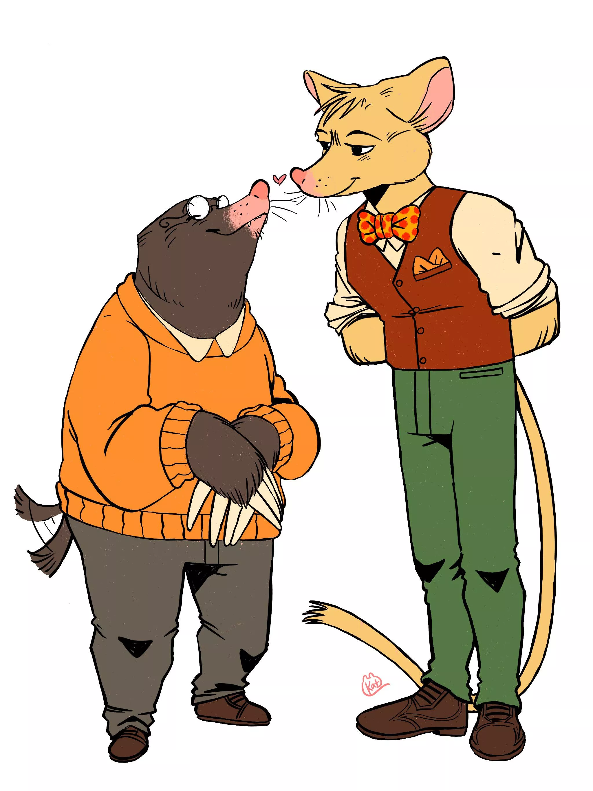 Mouse and Mole - fan art by me