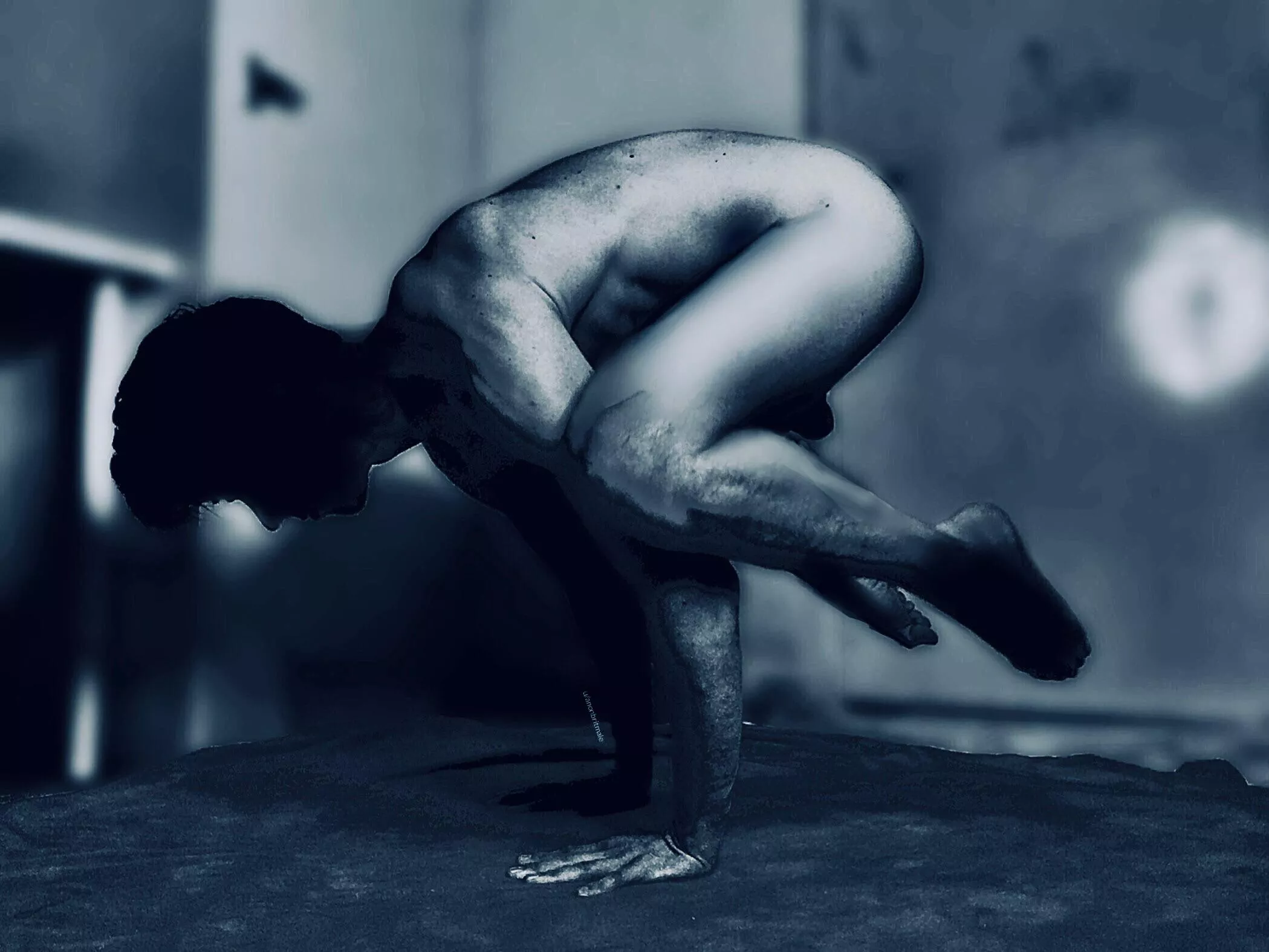 My Bakasana looks like I’m in mid leap frog 🐸