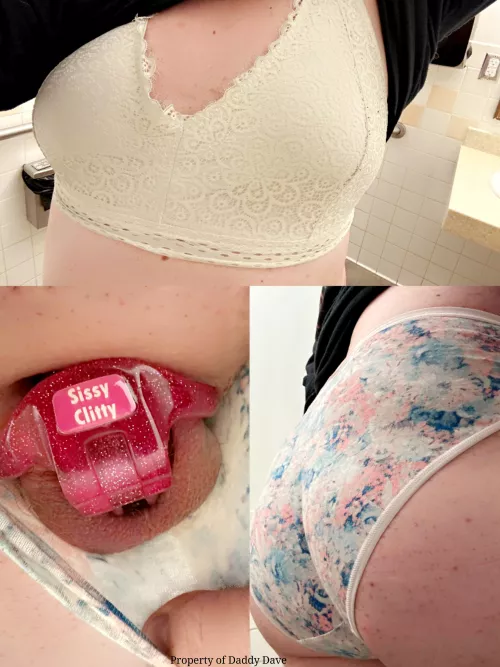 My cuckold sissy Michelle's evening verification before she has to make dinner for the wife😏