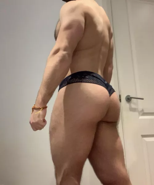 My first pair of black panties. How do I look?