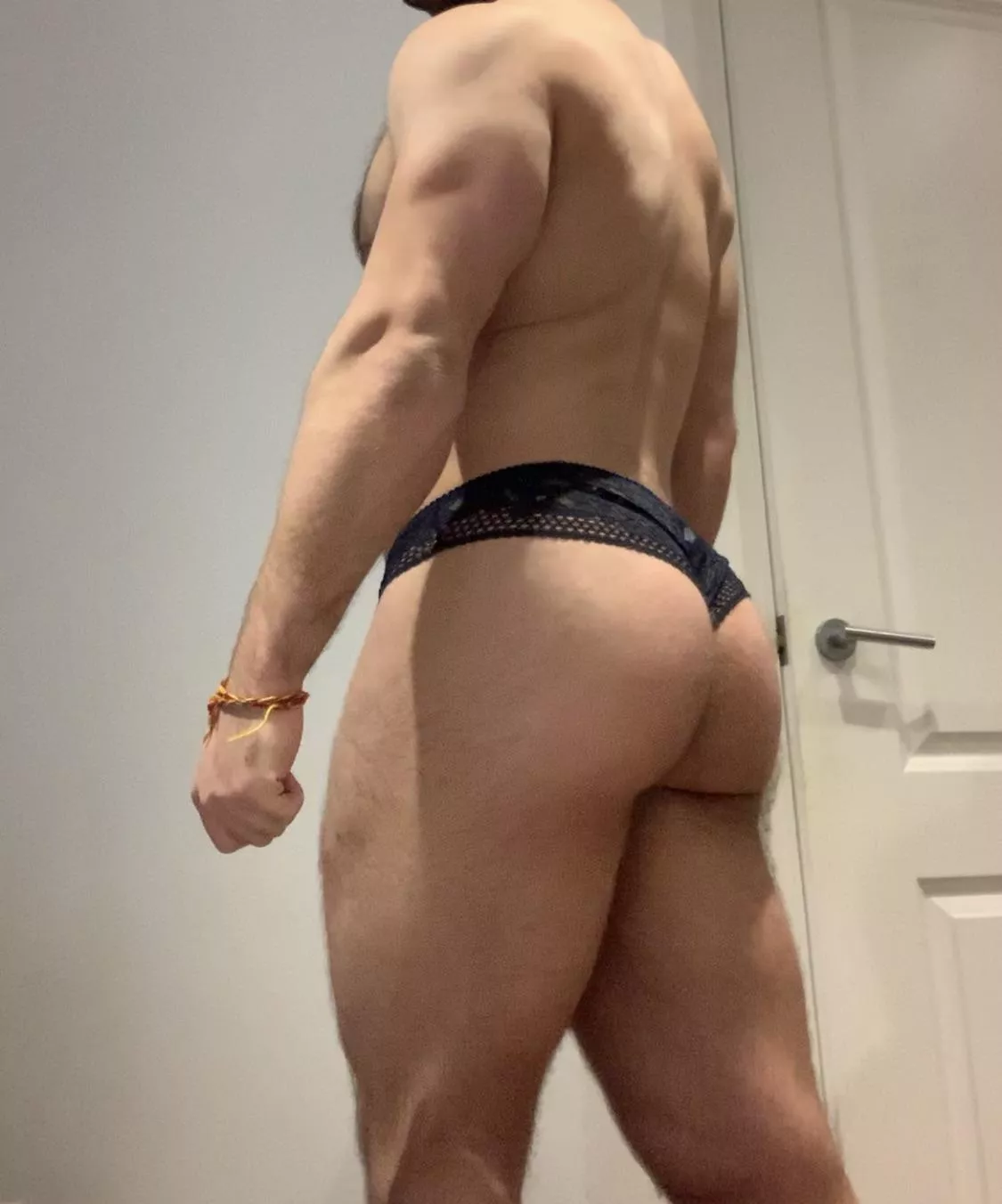 My first pair of black panties. How do I look?