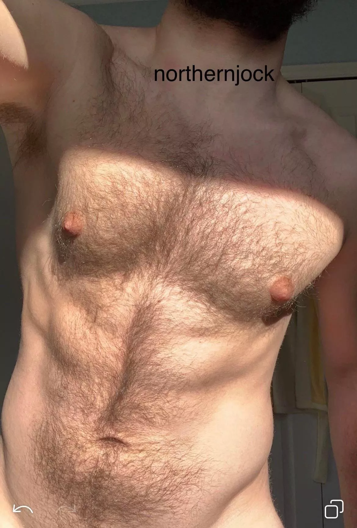 My furry and muscular body
