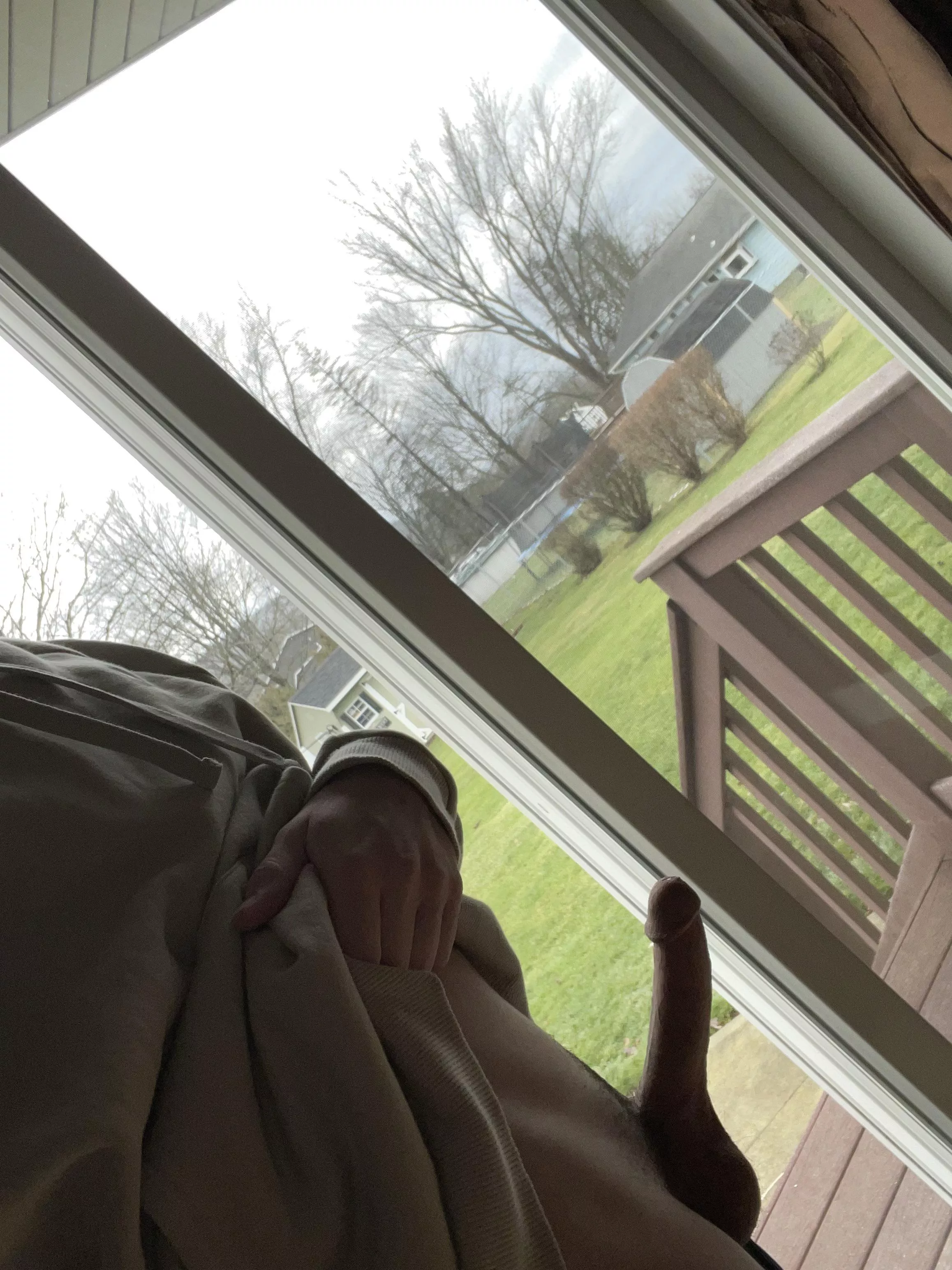 my neighbors probably saw me