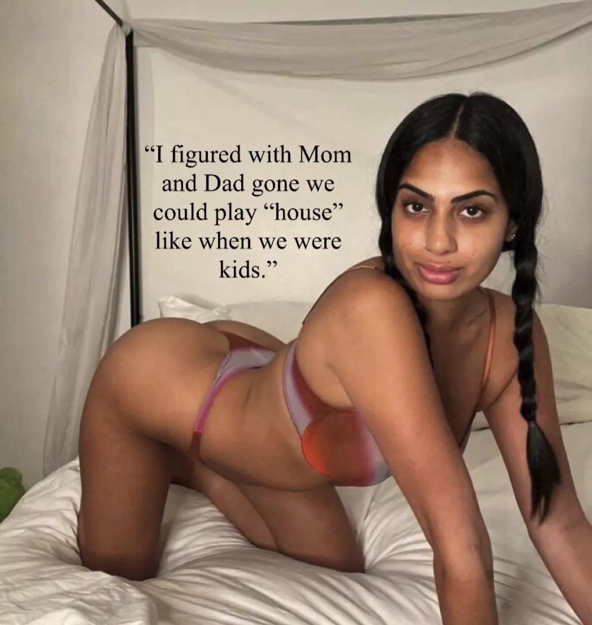 My sister wants to play “house” with me 🤷🏻‍♂️